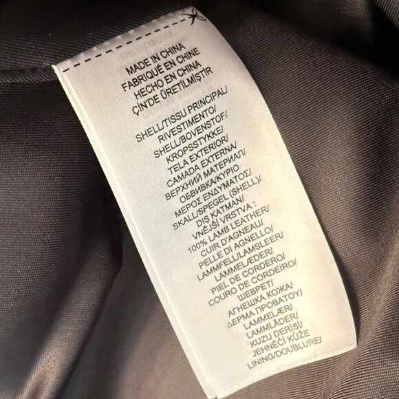 Nwt Ralph Lauren Leather Moto Jacket - Picture 5 of 5